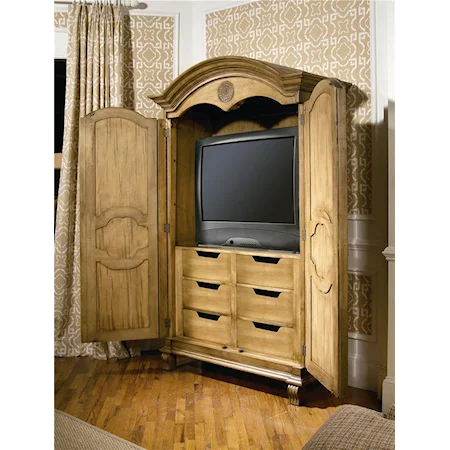 Armoire in French Blue Finish